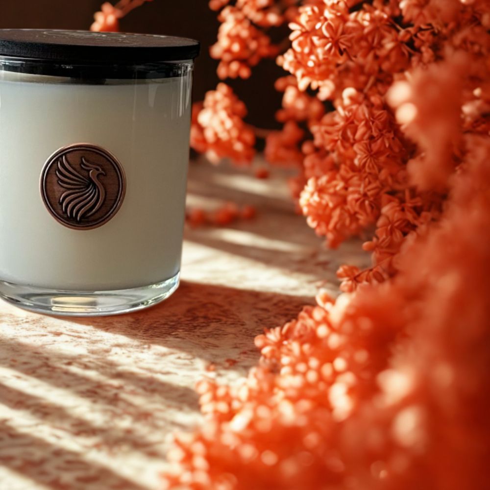 Crimson Glow - 8 oz Refillable Candle