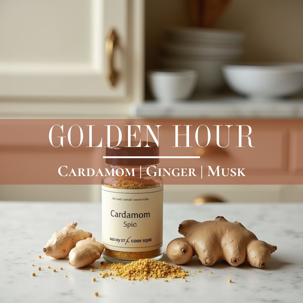 Golden Hour - 12 oz Candle - Cardamom | Ginger | Musk