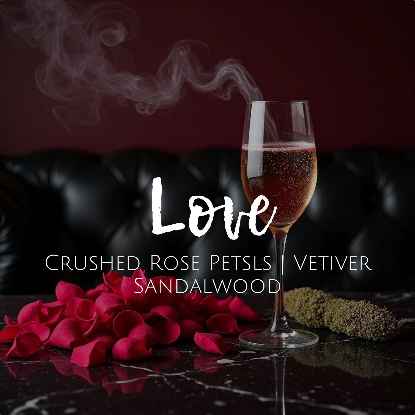 Love - Linen Mist - Crushed Rose Petals | Vetiver | Sandalwood