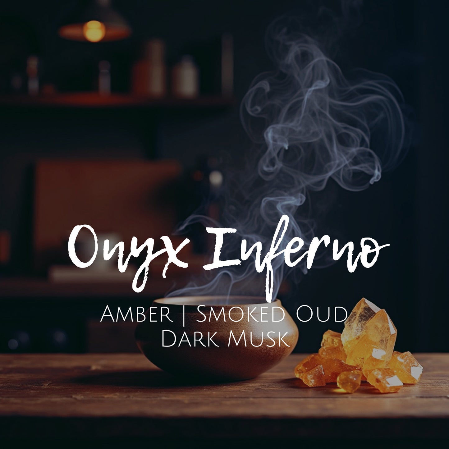 Onyx Inferno - Linen Mist - Amber | Smoked Oud | Dark Musk