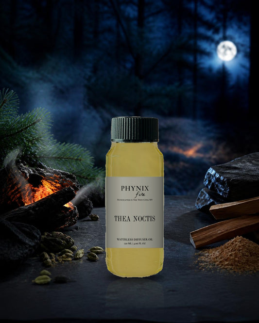 THEA NOCTIS Waterless Diffuser Oil in its fragrance world