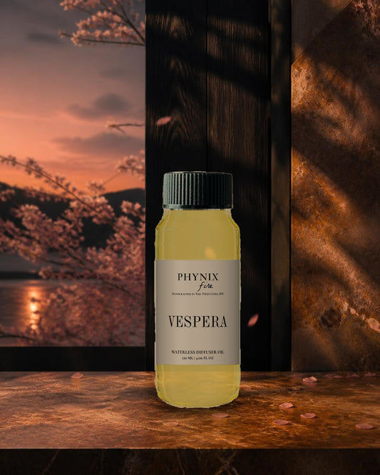 VESPERA Waterless Diffuser Oil in its fragrance world