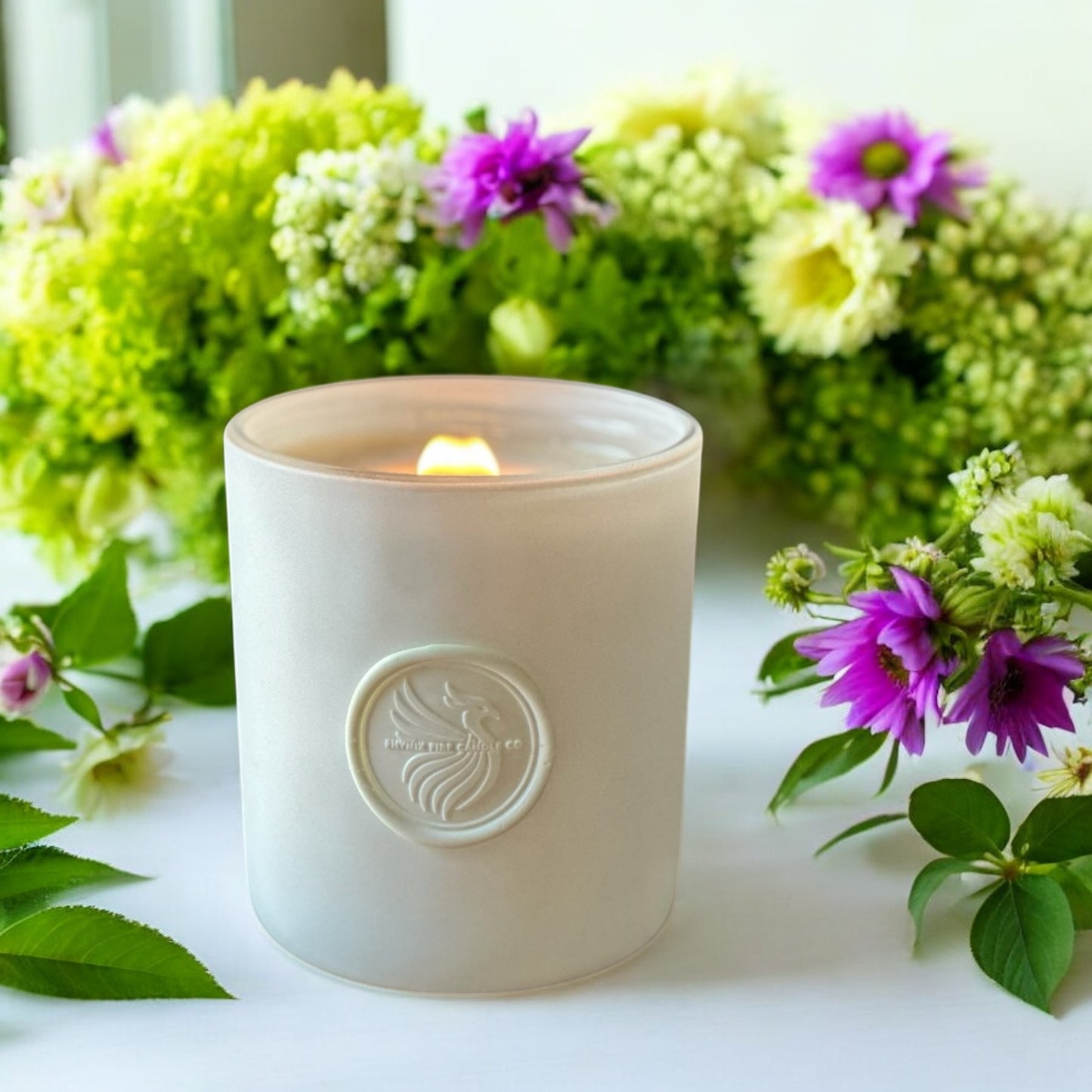 Pink Petals - 8 oz Refillable Candle