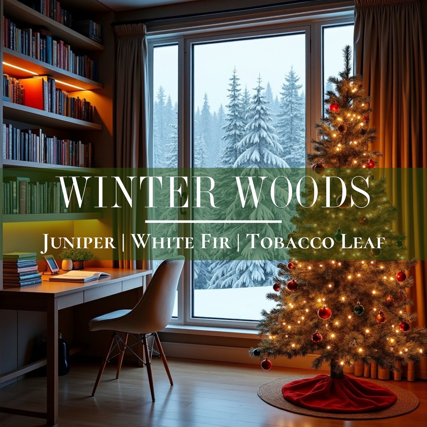 Winter Woods - 12 oz Refillable Candle