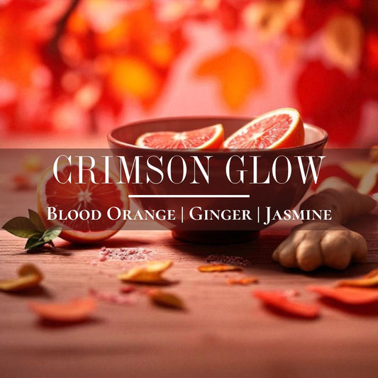 Crimson Glow - 12 oz Refillable Candle