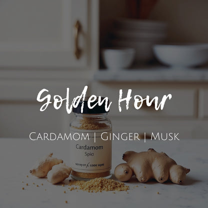 Golden Hour - Scent Crystals - Cardamom | Ginger | Musk