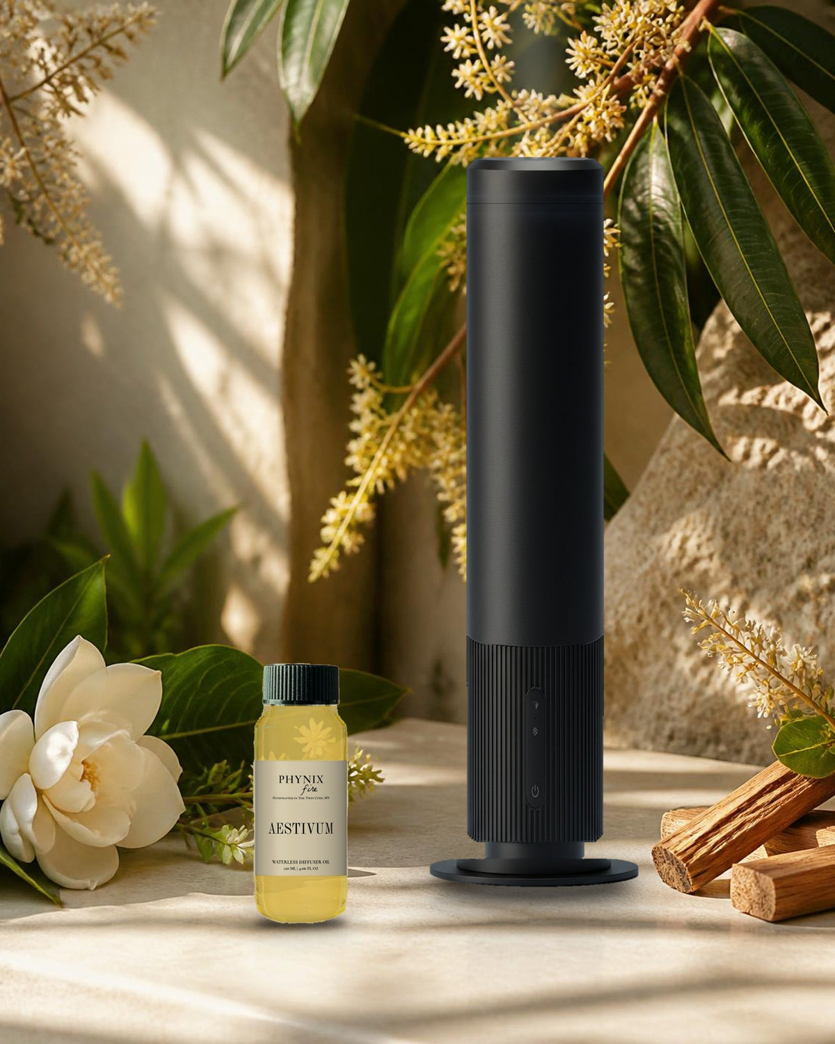 AESTIVUM Waterless Diffuser Oil with the Waterless Diffuser PRO