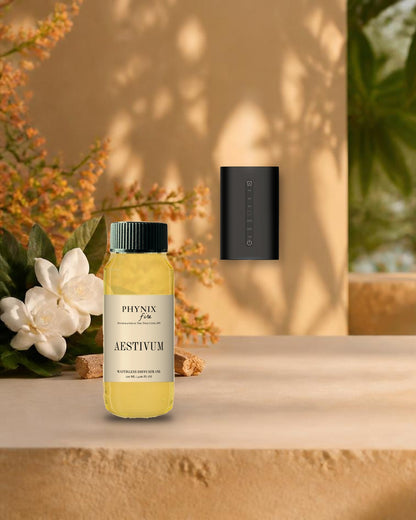 AESTIVUM Waterless Diffuser Oil with the wall-mounted Waterless Diffuser MINI
