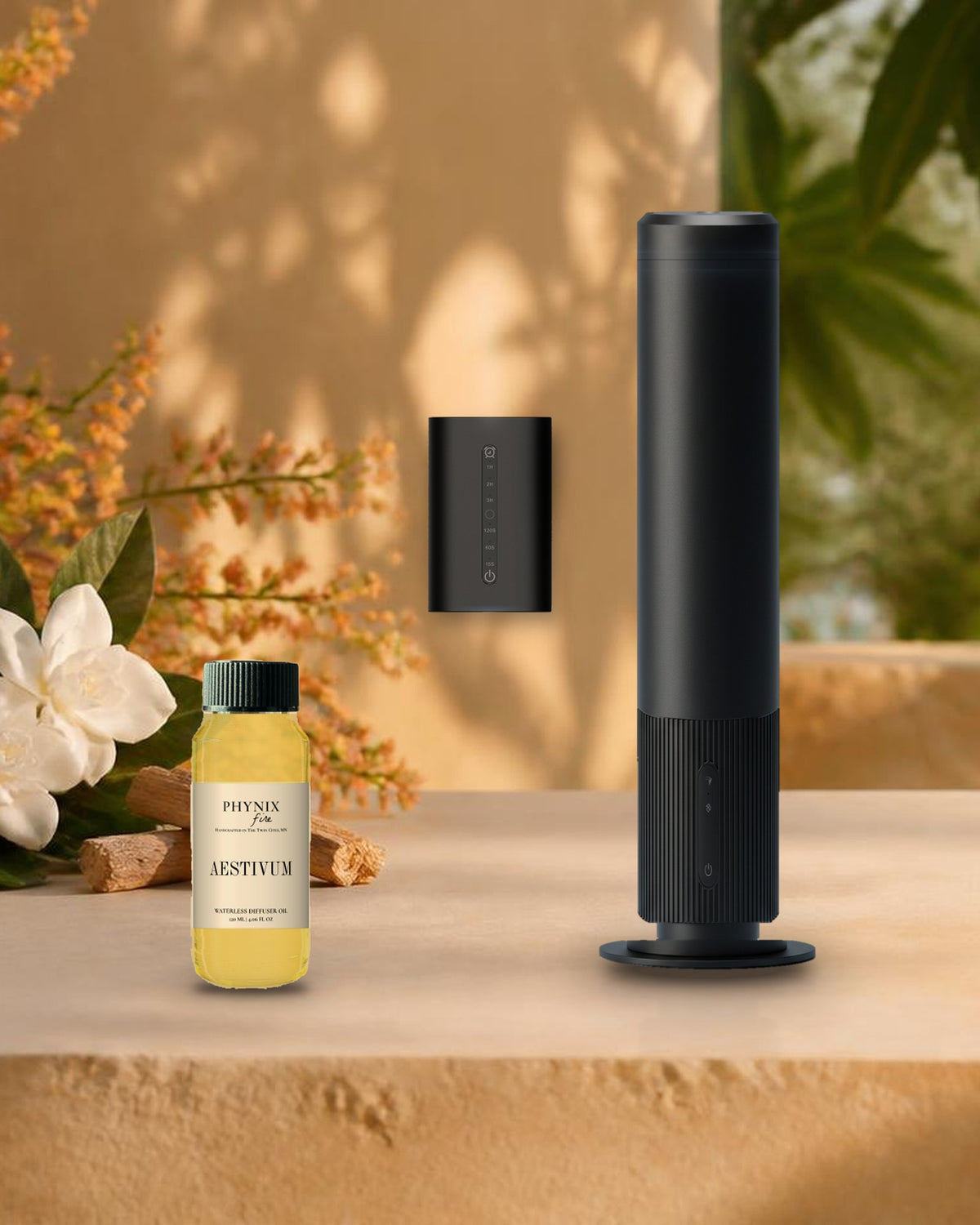 AESTIVUM Waterless Diffuser Oil with the Waterless Diffuser PRO and MINI
