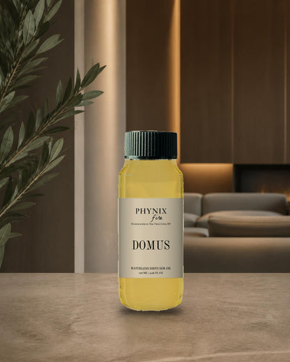 DOMUS Waterless Diffuser Oil in its fragrance world