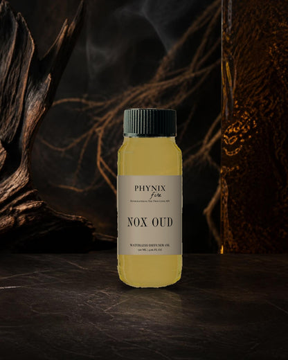NOX OUD Waterless Diffuser Oil in its fragrance world