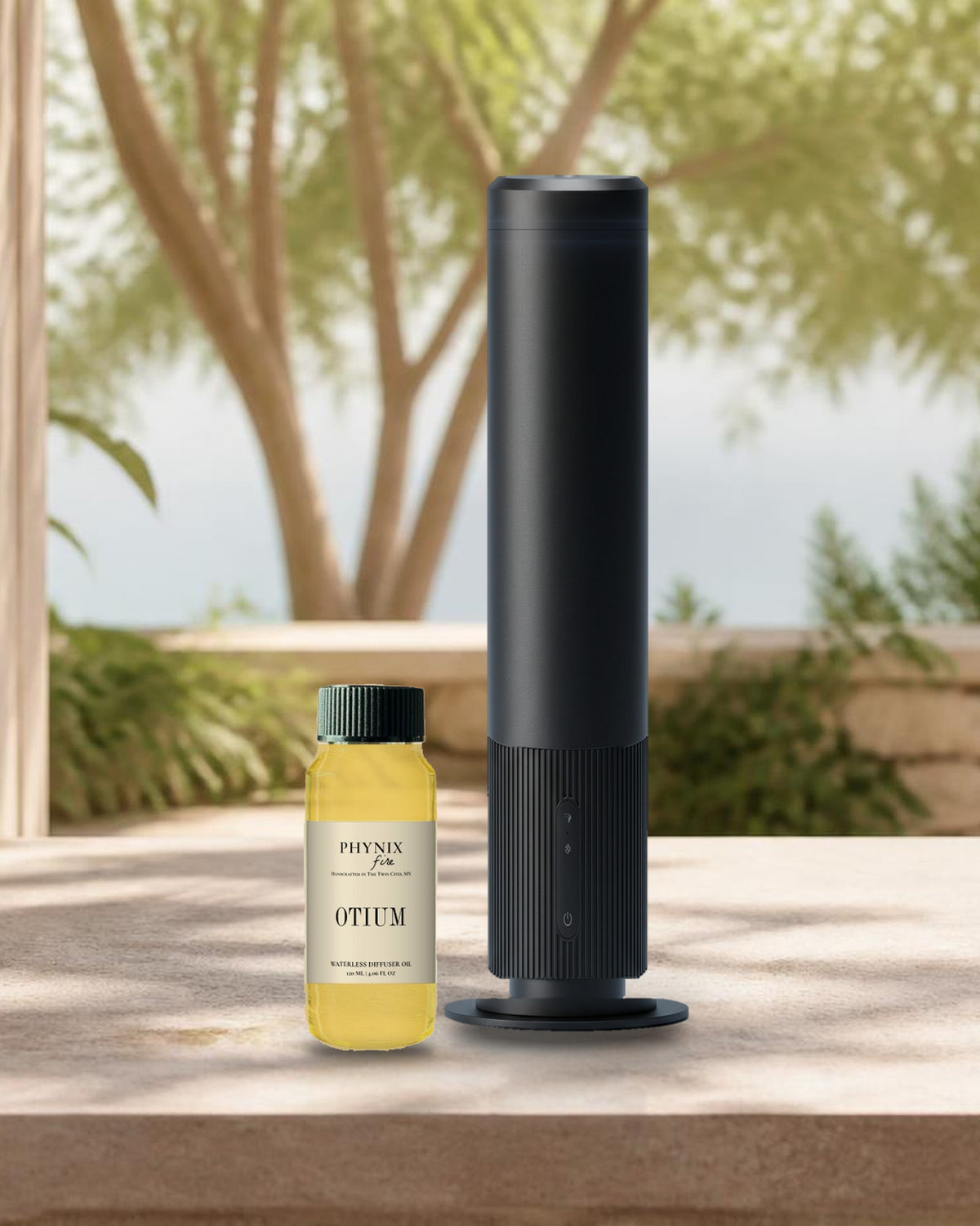 OTIUM Waterless Diffuser Oil with the PRO, cordless cold-air diffusion