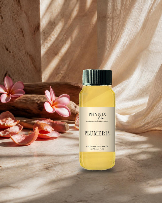 PLUMERIA Waterless Diffuser Oil in its fragrance world