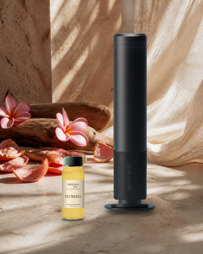 PLUMERIA Waterless Diffuser Oil with the Waterless Diffuser PRO