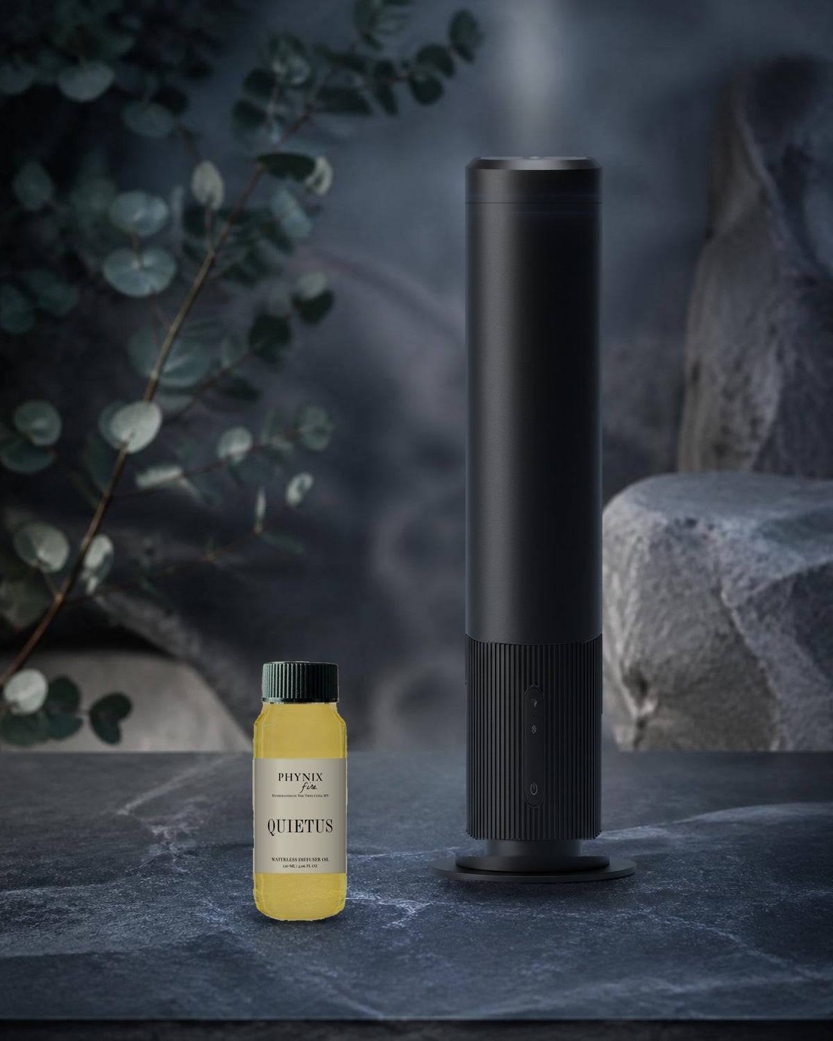QUIETUS Waterless Diffuser Oil with the Waterless Diffuser PRO
