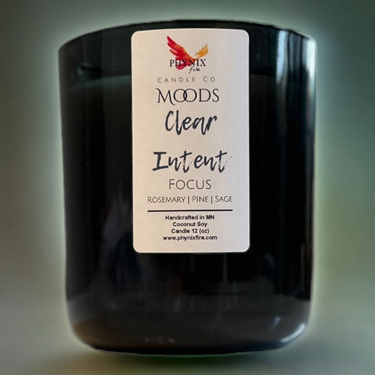 Clear Intent  *Focus* (Rosemary | Pine | Sage) 12 oz Candle