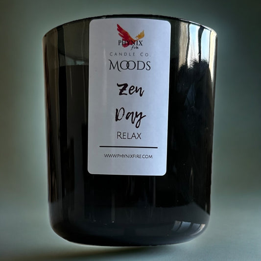 Zen Day - Relax - 12 oz Candle - Black Currant | Jasmine | Patchouli