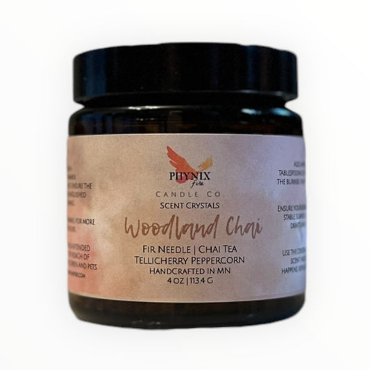 Woodland Chai - Scent Crystals - Fir Needle | Chai Tea | Tellicherry Peppercorn