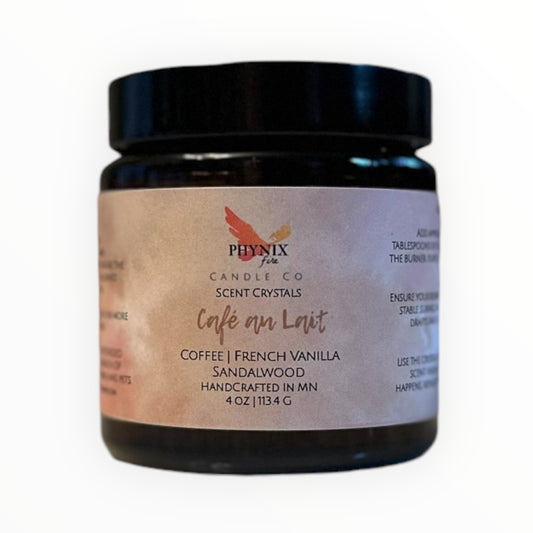 Café au Lait (Coffee | French Vanilla | Sandalwood) 4 oz Scent Crystals