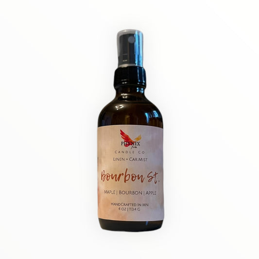 Bourbon St. (Maple | Bourbon | Apple) 4 oz Linen + Car Mist
