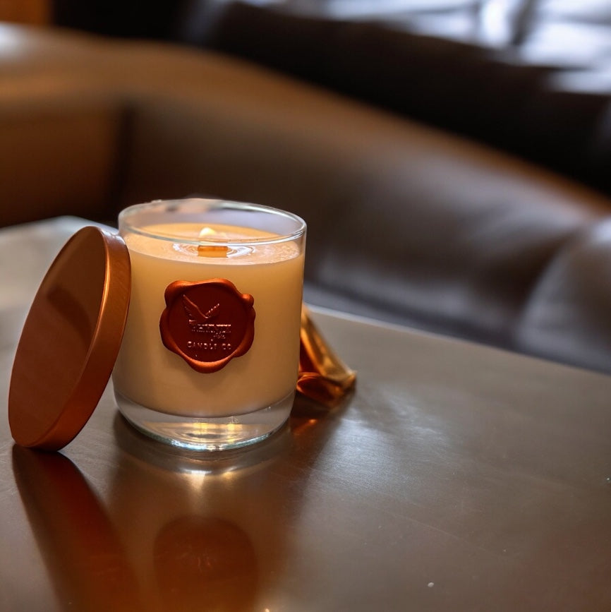 Onyx Inferno - 8 oz Candle - Amber | Smoked Oud | Dark Musk