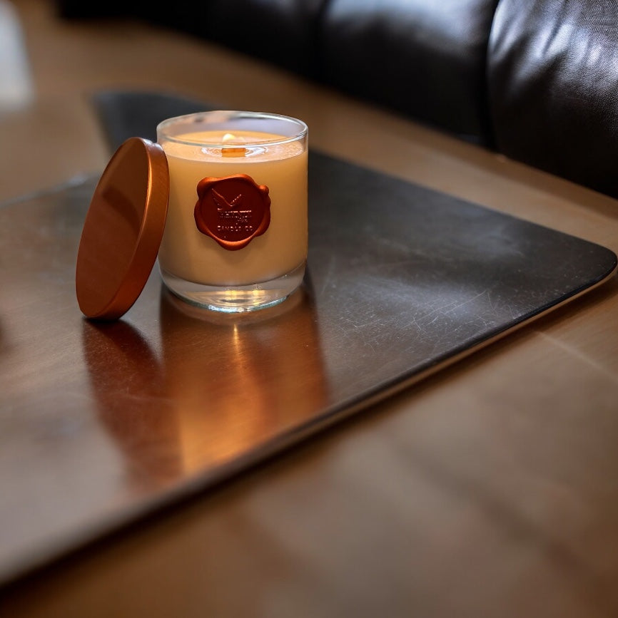 Shades - 8 oz Candle - Leather | Clove | Tobacco Leaves