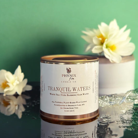 Tranquil Waters - 7.5 oz Travel Tin Candle
