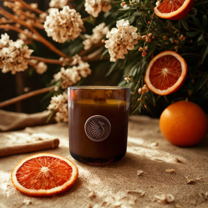 Crimson Glow - 12 oz Refillable Candle