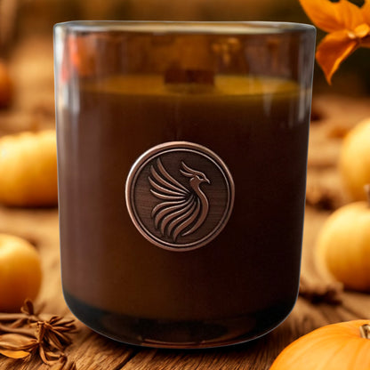 Harvest Moon - 12 oz Refillable Candle